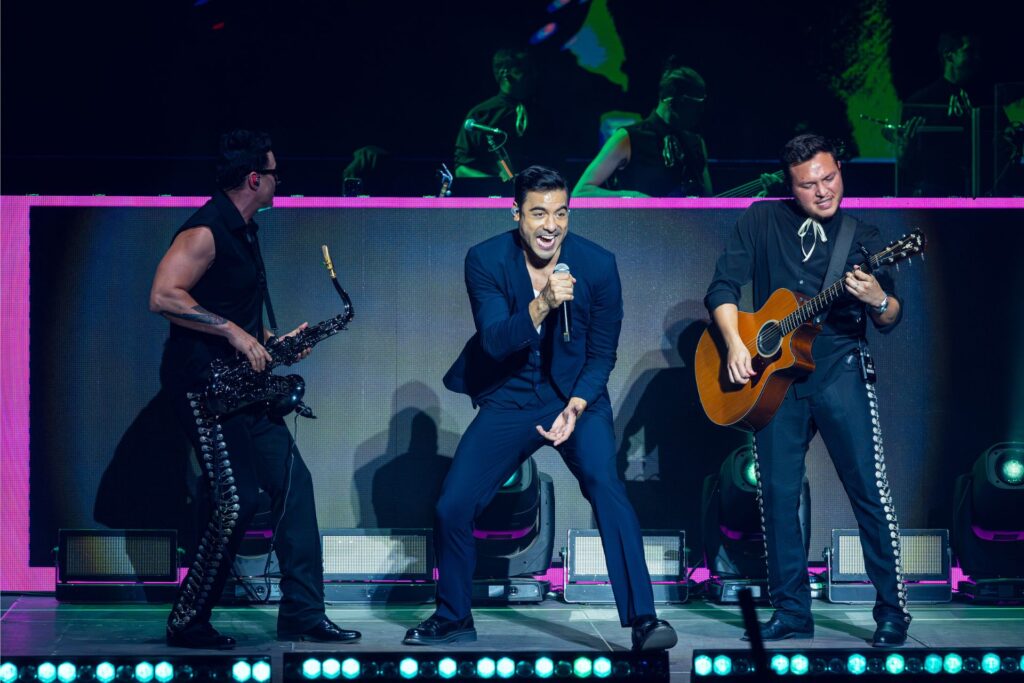 El cantante Carlos Rivera en el festival Starlite Marbella.