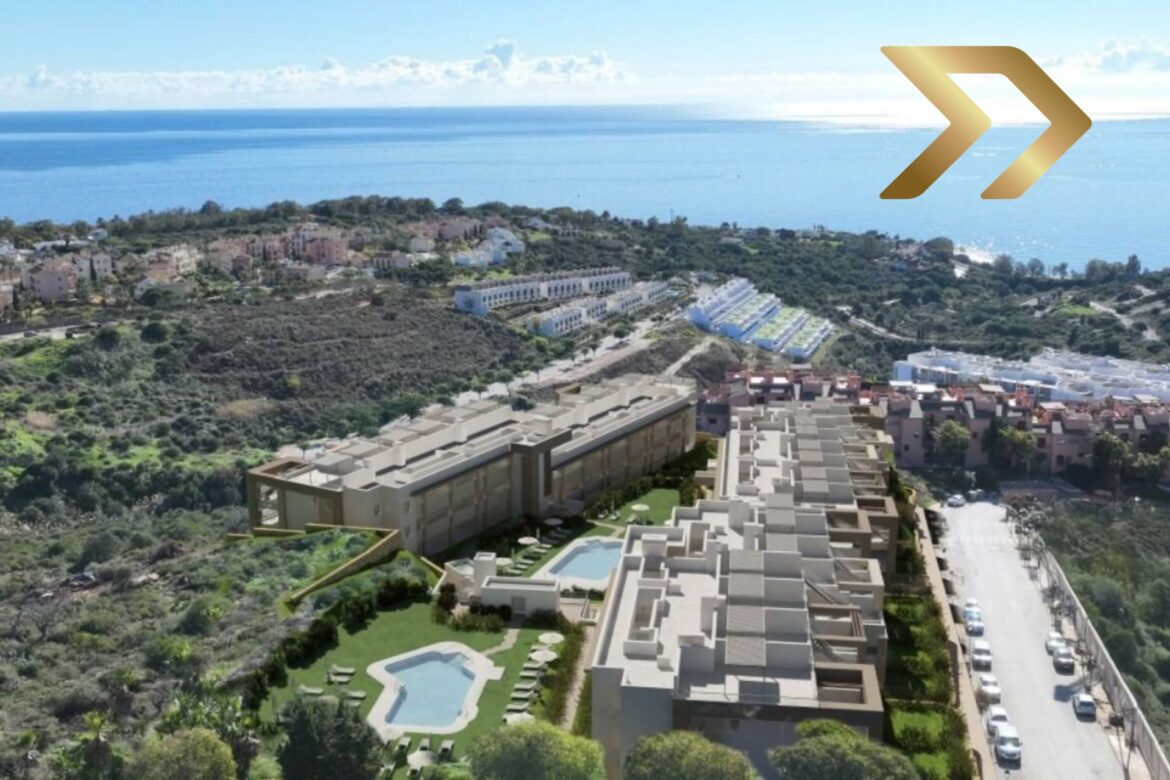 Recreación virtual del residencial Grand Bay de Taylor Wimpey en Bahía de las Rocas, Manilva.