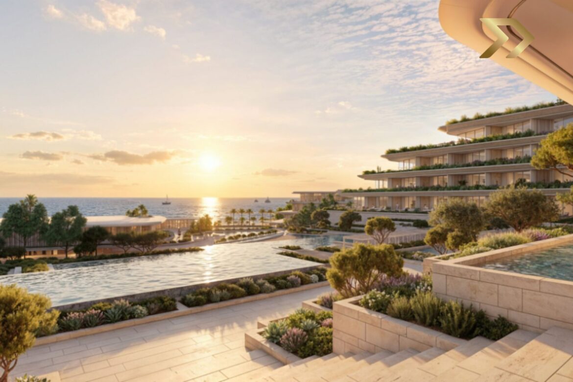 Recreación conceptual del complejo hotelero y residencial de lujo St. Regis Marbella Resort.